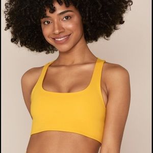 Girlfriend Collective Paloma Bra Citrine NWT